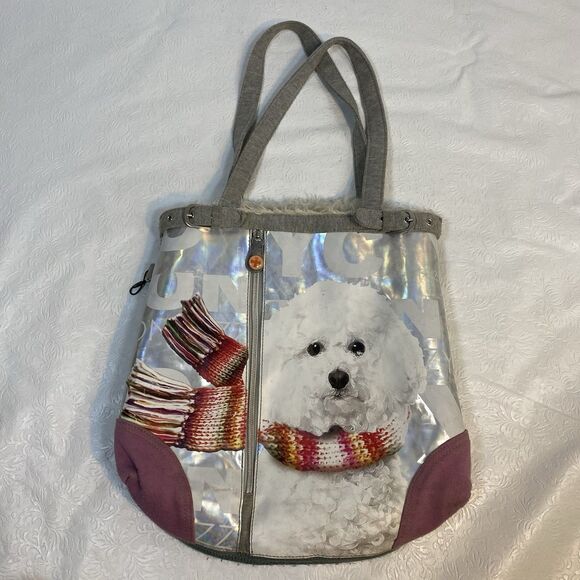 Fuzzy Nation Bichon Tote Bag - Picture 1 of 14